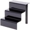 Plymor Black Acrylic 3-Step Display Stairs, 6.25" H x 6" W x 6.5" D